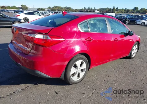 2015 Kia Forte Lx из США, поврежденный, VIN KNAFX4A6XF5289428